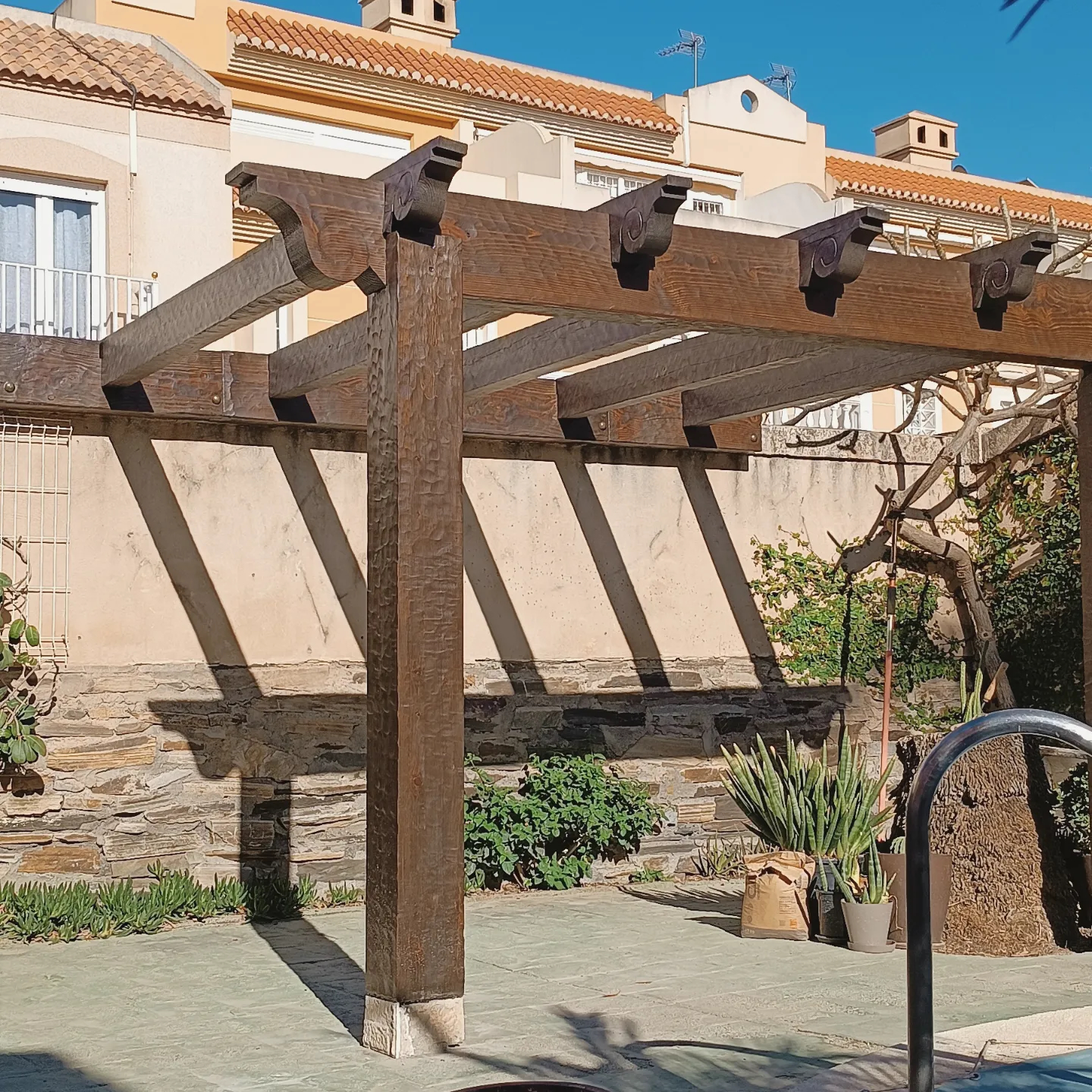 Pérgola exterior